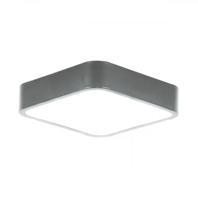 ΠΛΑΦΟΝΙΕΡΑ LED 21W 3000K ΓΚΡΙ ΤΕΤΡΑΓΩΝΗ