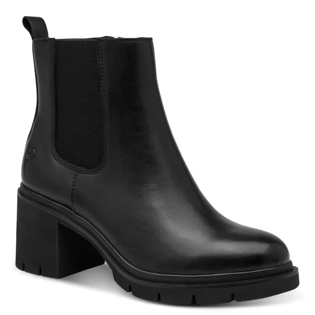 Γυναικεία Ανατομικά Δερμάτινα Μποτάκια Tamaris Comfort 1-85428-47 022 Μαύρο Μαύρο - 36 2