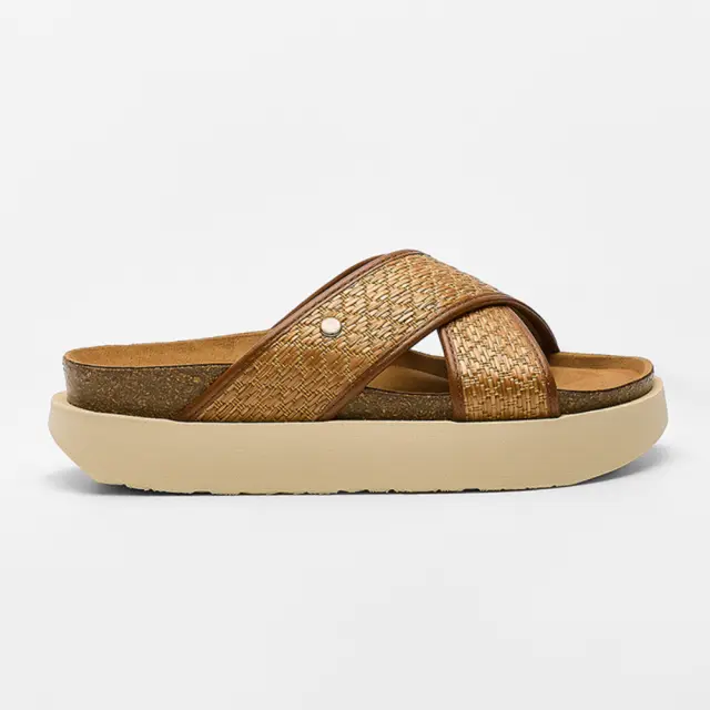 Genuins Παντόφλες Γυναικείο Άλλα Υλικά Καφέ GEN/PALACE PLATFORM G106347 CAMEL