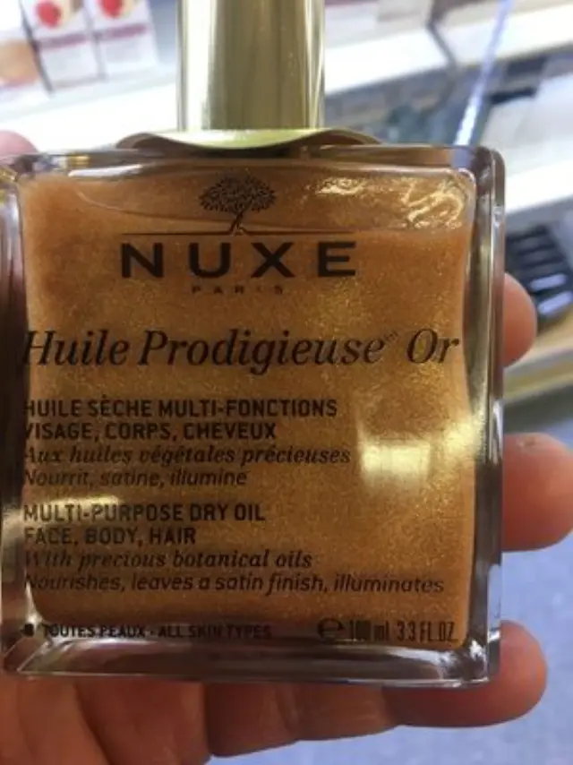 Nuxe Huile Prodigieuse Or, Ιριδίζον Ξηρό Λάδι Ενυδάτωσης για Πρόσωπο, Σώμα & Μαλλιά, 100ml