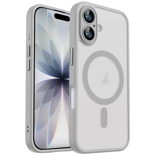 Hybrid Magsafe Matte Θήκη για iPhone 17-Grey OEM