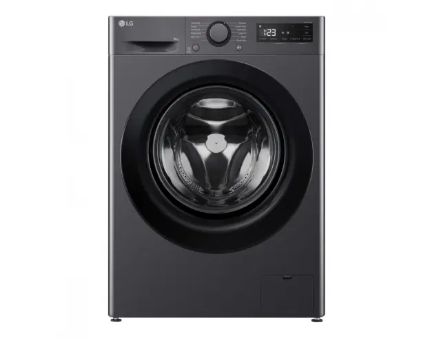 Πλυντήριο ρούχων Slim LG F2WR508SBM με κινητήρα Inverter, τεχνολογία AI, χωρητικότητα 8kg, 1200rpm και ενεργειακή κλάση Α - Anthracite F2WR508SBM