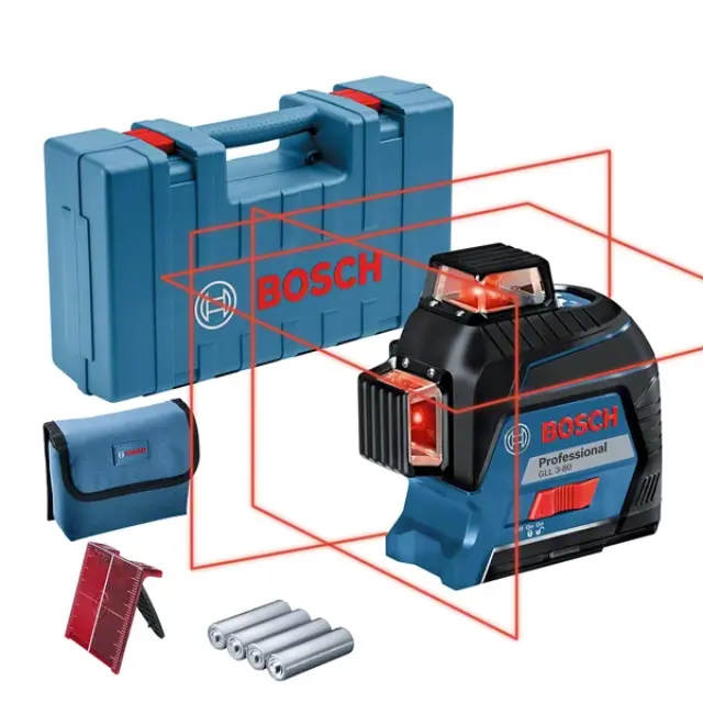 Αλφάδι Laser Γραμμικό Αυτορυθμιζόμενο BOSCH GLL 3-80 PROFESSIONAL
