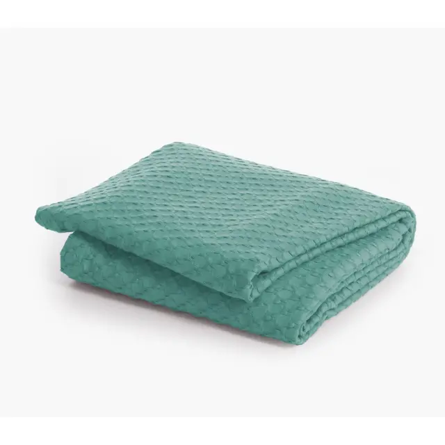 Nef-Nef Homeware Κουβέρτα Πικέ Υπέρδιπλη Elmer 230x240 Πράσινο