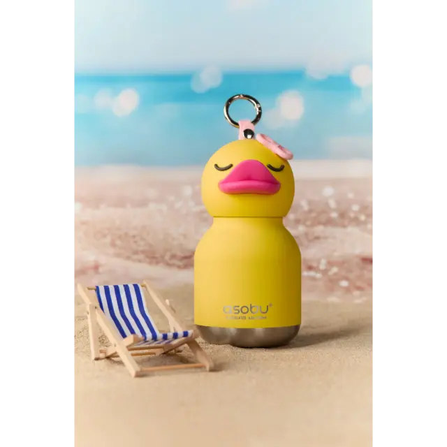 ASOBU Μίνι Παγούρι Ανοξείδωτο Bestie - Ducky 200 ml 2