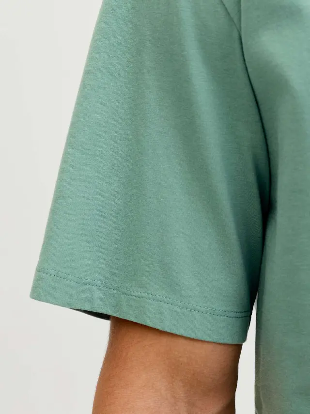 JJEORGANIC BASIC TEE SS O-NECK NOOS Mineral Blue 2