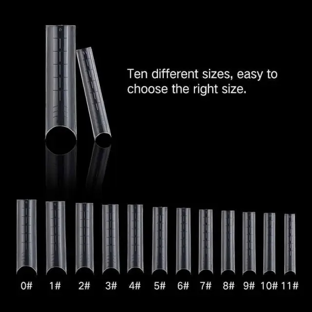 Φόρμες χτισίματος νυχιών - Plastic dual form nails Koper curve 120pcs