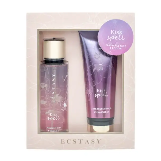 Ecstasy Body Cream 236ml & Mist 250ml Kiss Spell