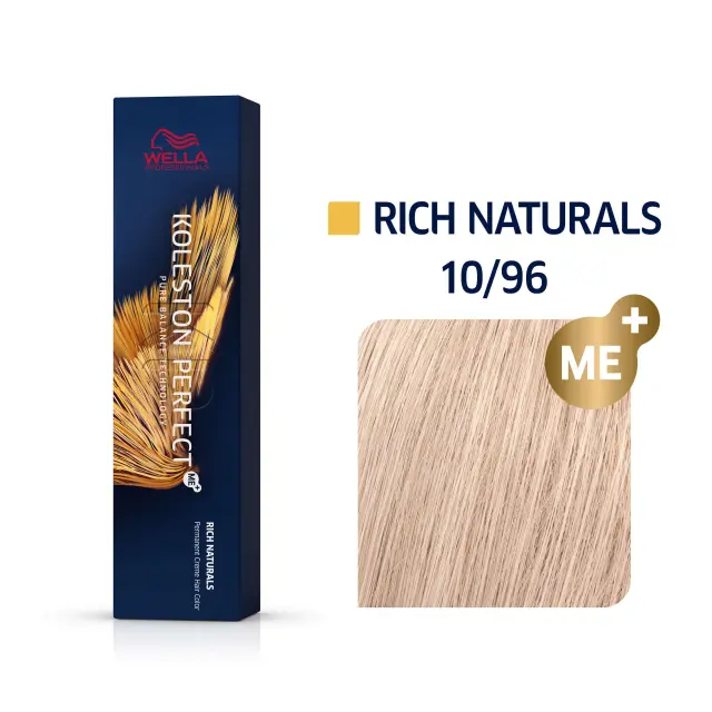 Wella Professionals Koleston Perfect Me+ Rich Natuals 60ml | Απόχρωση 10/96 Κατάξανθο Ιριζέ Βιολέ 2
