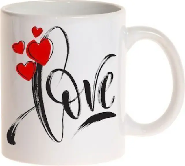 Κούπα Αγίου Βαλεντίνου love & hearts 325ml (κωδ. 2262)