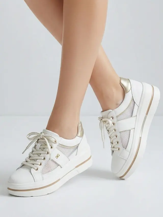 Donna Serena Sneakers Γυναικείο Δέρμα/Άλλα Υλικά Άσπρο DSE/185974 BIANCO 2