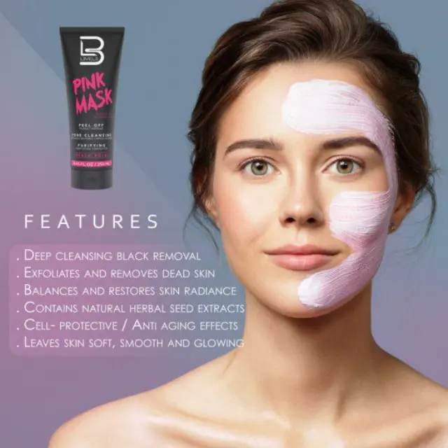 L3VEL3 Pink Mask Peel Off 250ml 2