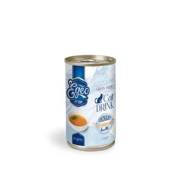 Egeo Cat Urinary Drink Σούπα Με Κοτόπουλο 135ml Μονόχρωμο