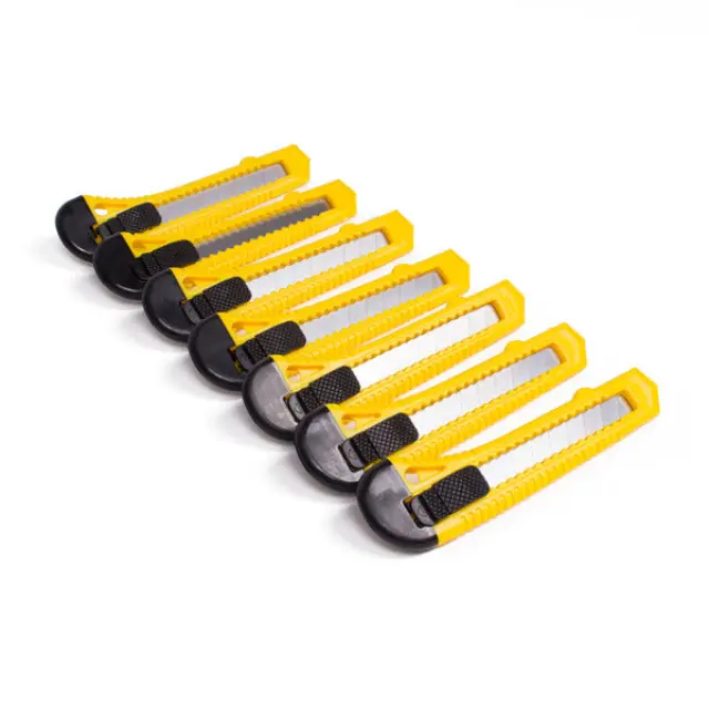 Cutter knife set 18 mm 7 pieces