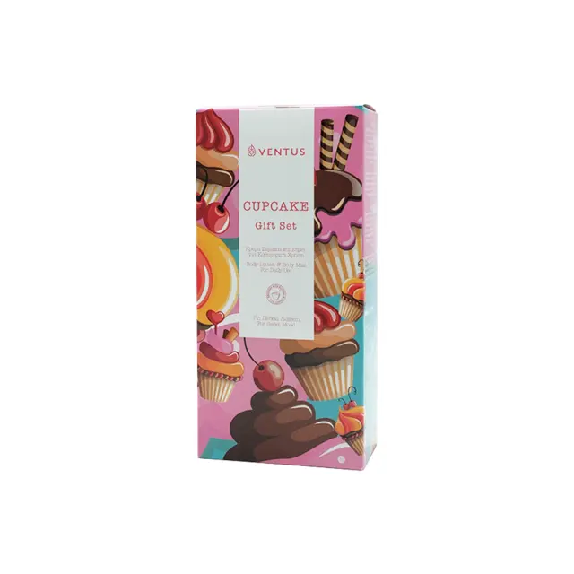 Ventus Cupcake Gift Box: Body Mist 100ml & Body Cream 250ml