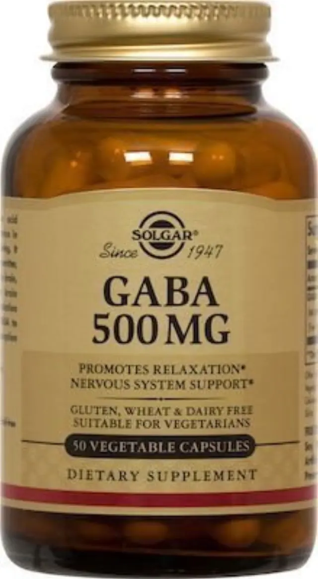 Solgar Gaba 500MG 50 φυτικές κάψουλες