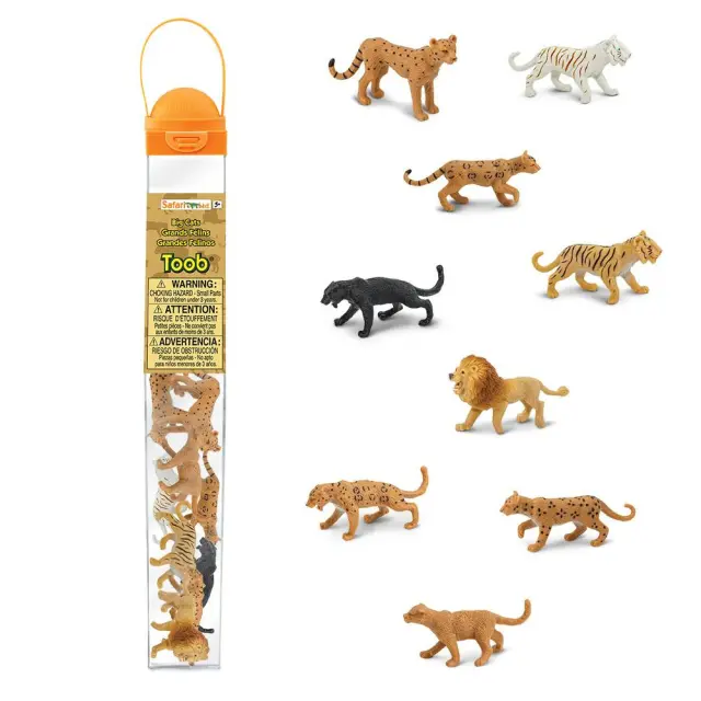 Safari Ltd Μινιατούρες Big Cats TOOB Αιλουροειδή για 3+ ετών 694604