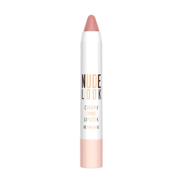 Nude Look Creamy Shine Lipstick GR 3.5gr 02 Pink Rose-19178