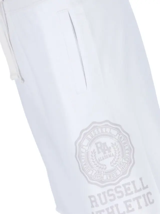 Russell Athletic Brooklyn-Seamless Ανδρική Βερμούδα A4-057-1-001 Λευκό - L 3