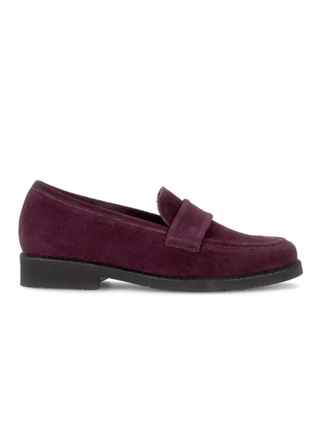 Gabor Μοκασίνια-Loafers Γυναικείο δέρμα Nubuck Μπορντώ GAB/95310 15-MULBERRY 3