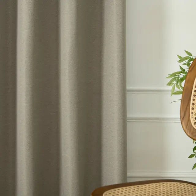 Beauty Home Ύφασμα κουρτίνας με το μέτρο Blackout jacquard σκίασης Glare Art 8444 Φ280 Άμμου 3