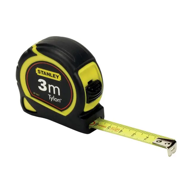 Μέτρο Πλαστικό Tylon Λάμα 19mm Κίτρινο 5m