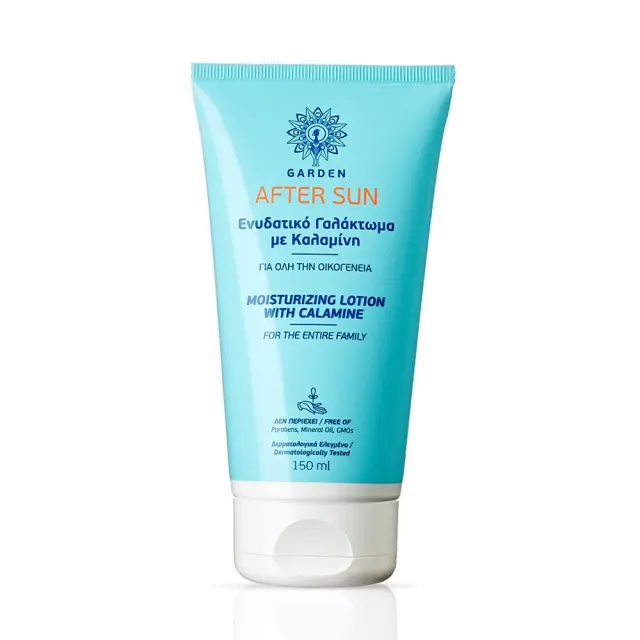 Garden Moisturizing Calamine After Sun Lotion για το Πρόσωπο 150ml