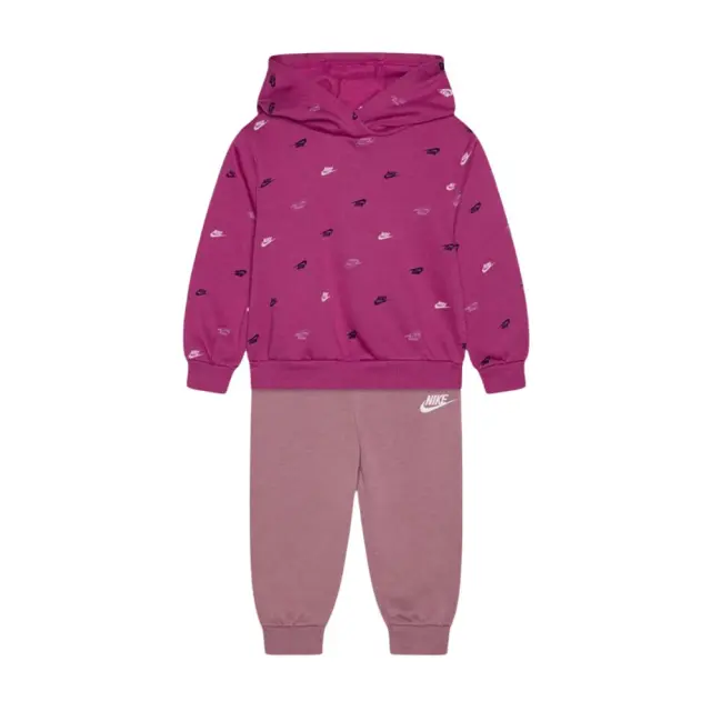 Nike Fleece ΠΑΙΔΙΚΟ ΣΕΤ (36M596-PB6) - Μώβ