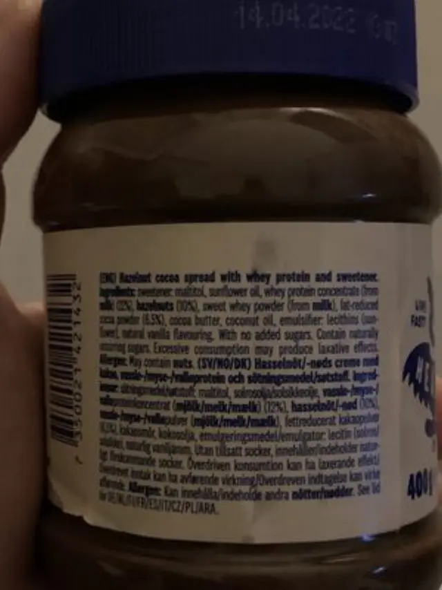 Proteinella Φουντούκι & Κακάο Άλειμμα με Πρωτεΐνη • HealthyCo - 360gr 2