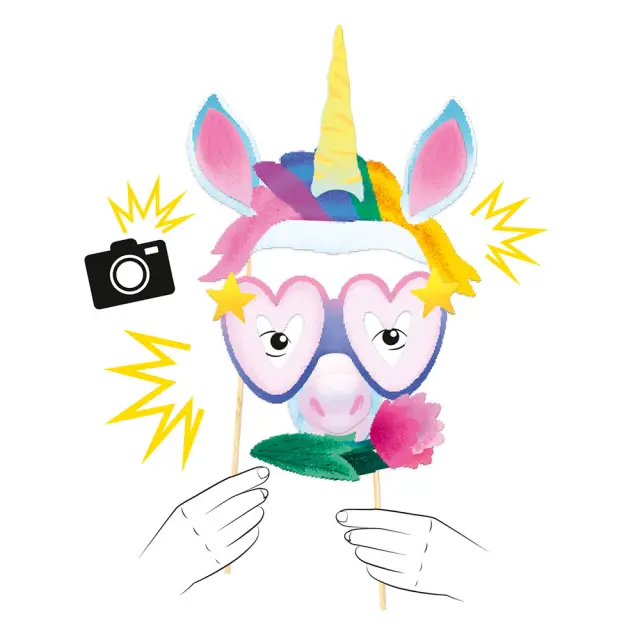 Djeco Εκπαιδευτικό Παιχνίδι DIY Φτιάχνω Photobooth Φατσούλες Ζωάκια (4-8 ετών) 07915 2