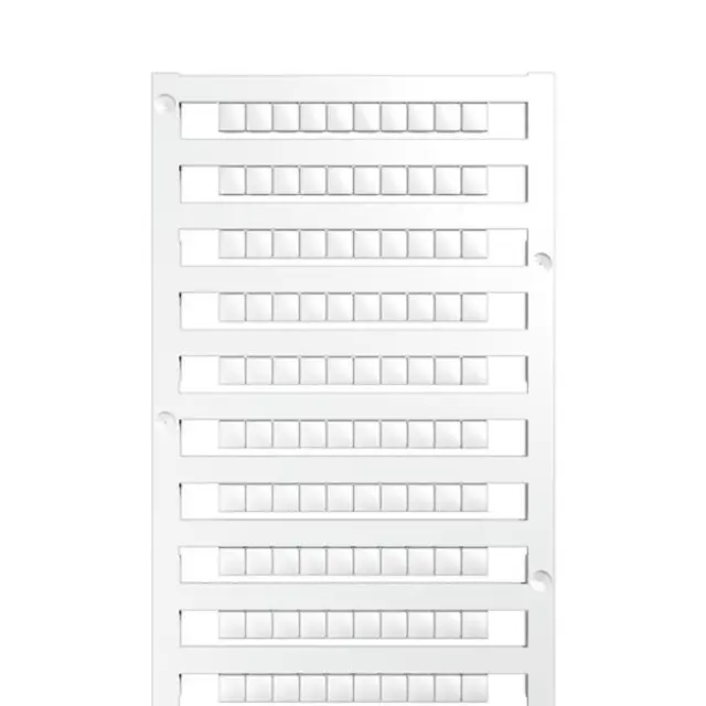 Dekafix, Terminal marker, 5 x 5 mm, Pitch in mm (P): 5.00 Weidmueller, white