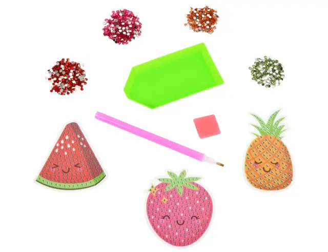 Παιδικό Σετ Χειροτεχνίας με διαμαντάκια Nice Fruit Colorem - Ηλικίες 6 ετών και άνω WPER224 3