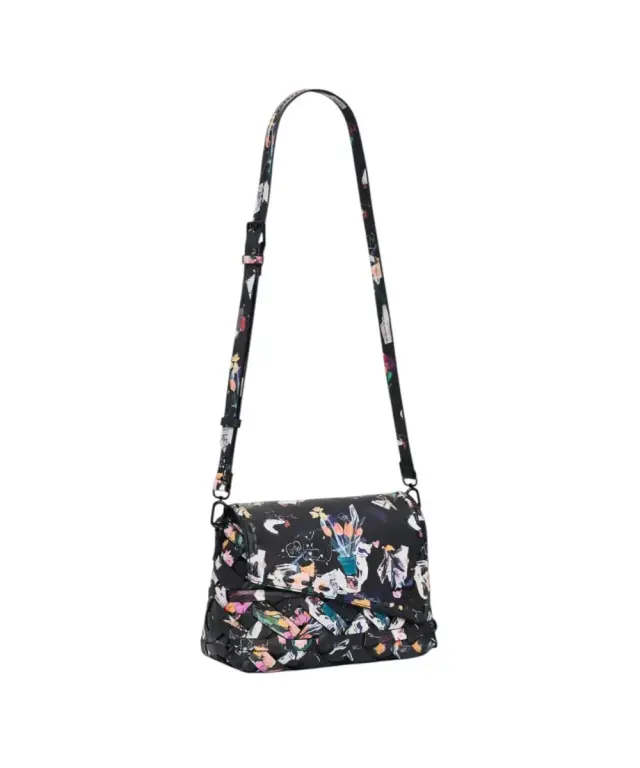 Desigual - Γυναικεία Τσάντα 'Ωμου Osmio Phuket Mini Soft 26SAXPB0-2000 Μαύρο 3