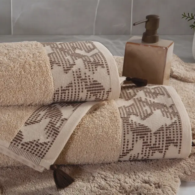 Πετσέτα Προσώπου Zeyn 50x90 Nef Nef Homeware, 100% BAMBAKI - BEIGE (041238) 2