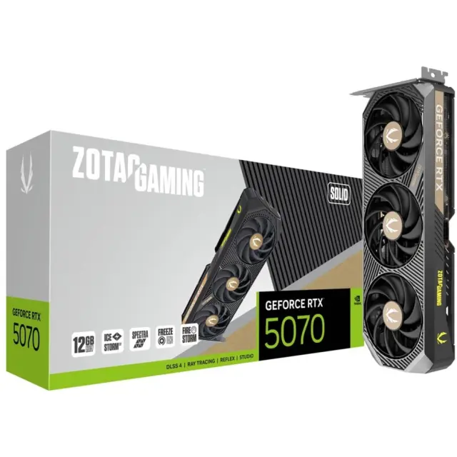 Zotac GeForce RTX 5070 SOLID (DLSS 4, 3x DisplayPort, 1x HDM)