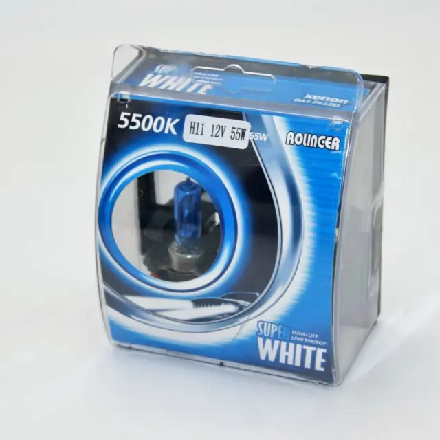 ΛΑΜΠΑ ΤΥΠΟΥ XENON H11 12V 55W 5500K 2τμχ AU-LI-3739 2