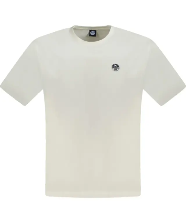 North Sails- Ανδρικό Κοντομάνικο Basic T-Shirt 996016-000-0101 Λευκό