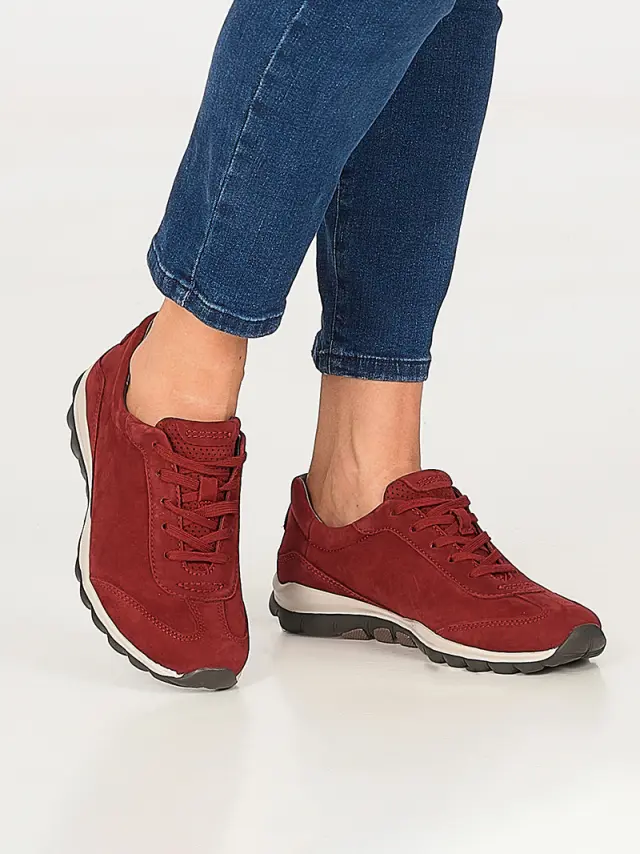 Gabor Sneakers Γυναικείο δέρμα Nubuck Κόκκινο GAB/56965 48-D/OPERA 2