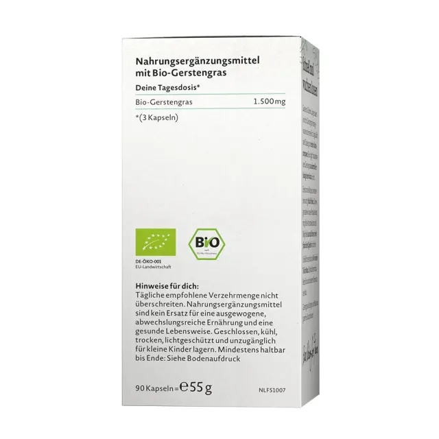 Nature Love Organic Barley Grass 2
