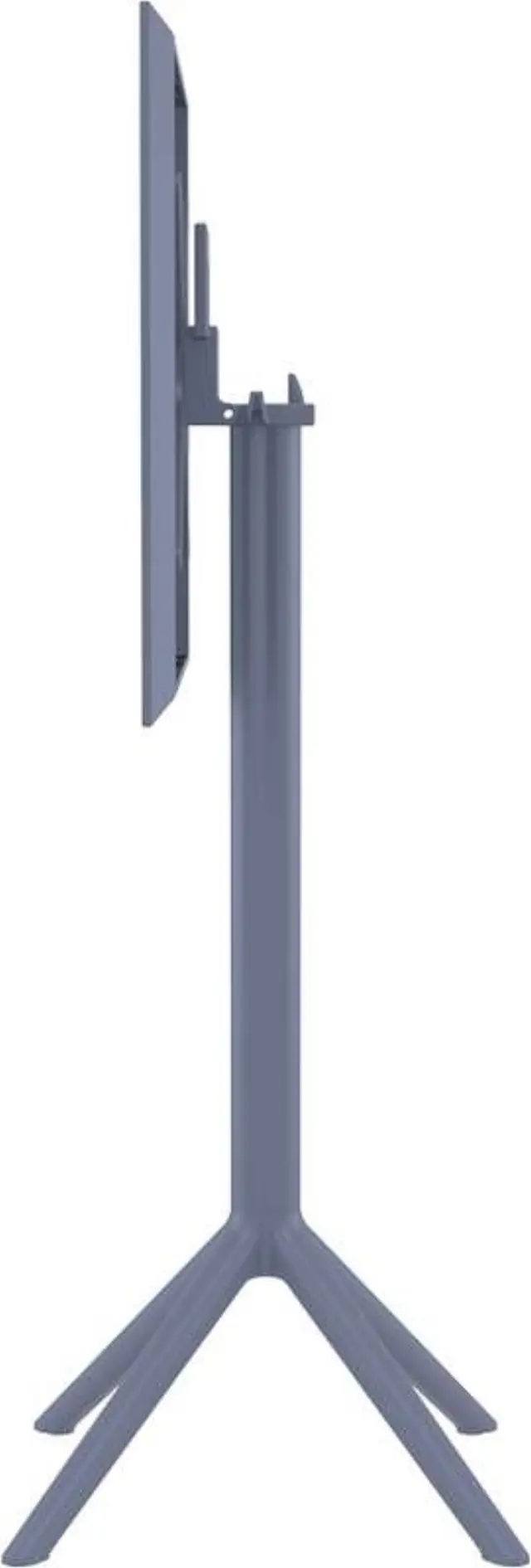 Τραπέζι Bar SKY Ανθρακί PP 60x60x108cm 3