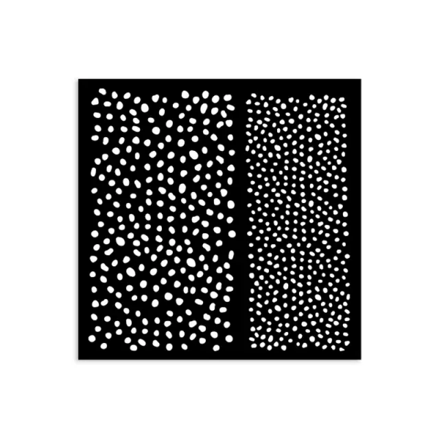 Thick Stencil 12x12cm, Stamperia, Dots texture