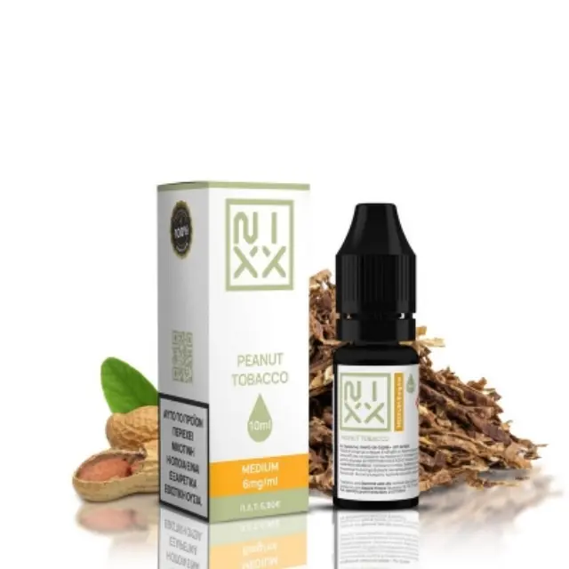Nixx Peanut Tobacco Έτοιμο Υγρό 10ml 6mg