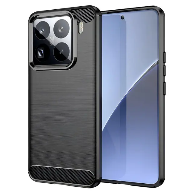 Techsuit® Carbon Θήκη για Xiaomi 15 Pro- Black