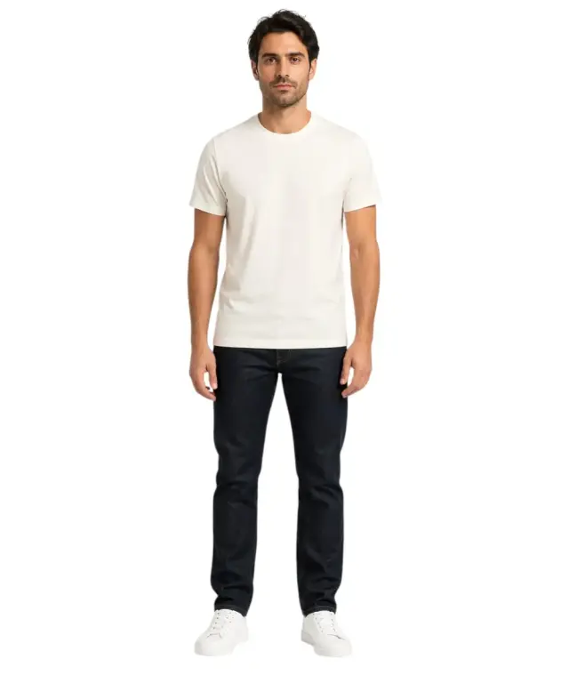 Rifle- Ανδρικό T-shirt RFT274-BIANCO Λευκό