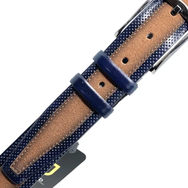 Ταμπά με Μπλε Ζώνη P.U. Leather 3,5 cm - 110cm 3