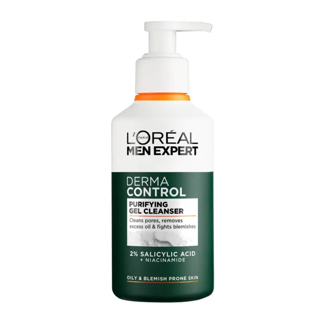 L'Oreal Gel Καθαρισμού Προσώπου Men Expert Derma Control 260ml
