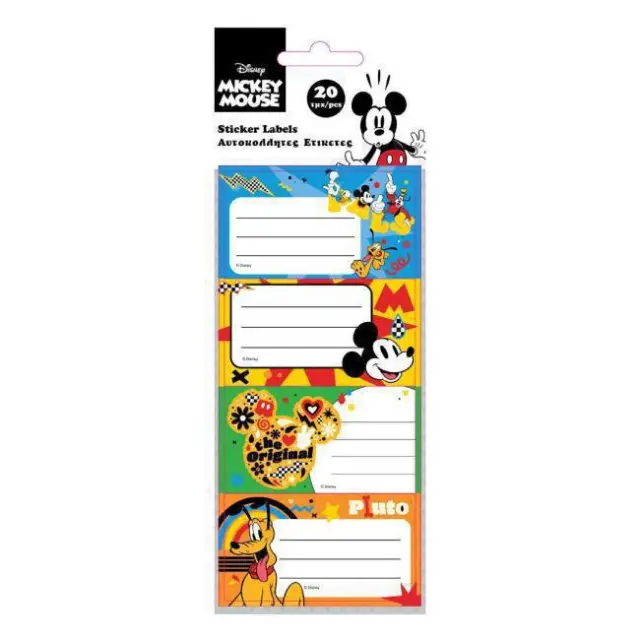 Diakakis Ετικέτες Αυτοκόλλητες 20 τεμ. Mickey (000563895)