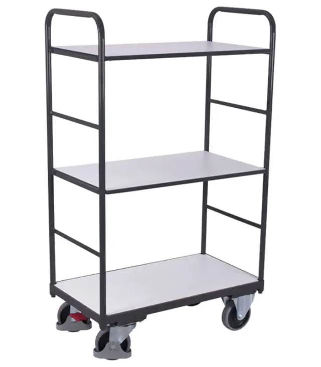 Variofit sw-600.258 Τρόλεϊ Μεταφοράς ESD 3 Επιπέδων για Φορτίο Βάρους ως 250kg