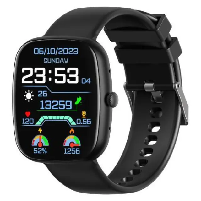 Smartwatch Devia WT5 1.83" Μαύρο N68124
