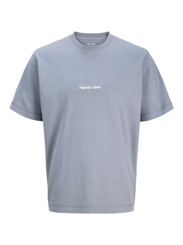 JORNORREBRO EMB TEE SS CREW NECK NOOS Tradewinds